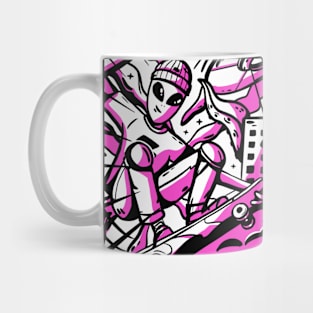 skate alien Mug